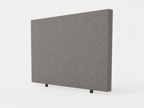 St Clair headboard - Brass rivets 3D Model