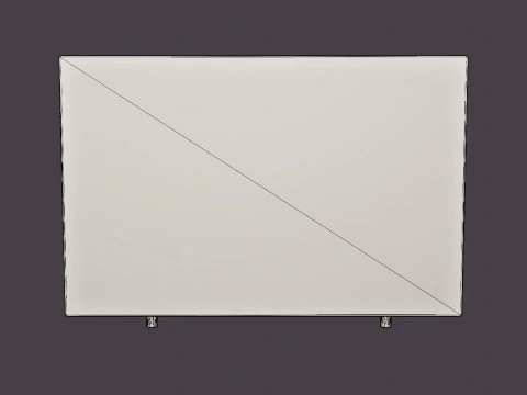St Clair headboard - Brass rivets 3D Model