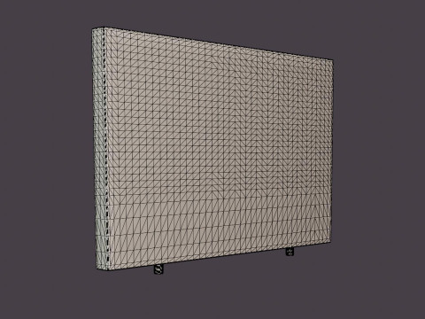 Francis headboard 3D 모델