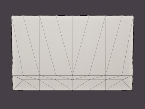 Marion headboard - 180 3D Модель