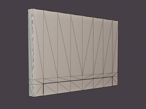 Marion headboard - 180 3D Модель