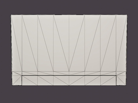 Marion headboard 3D मॉडल