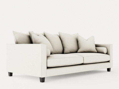 Nevada 3-seater sofa Modelo 3D