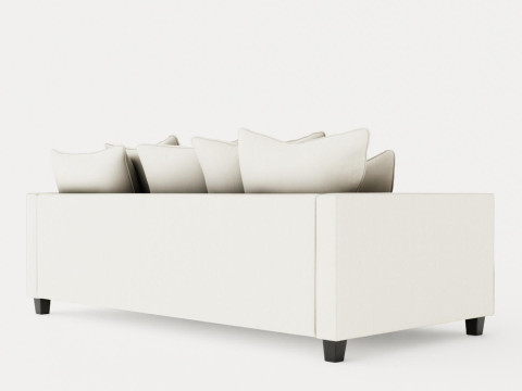 Nevada 3-seater sofa Modelo 3D