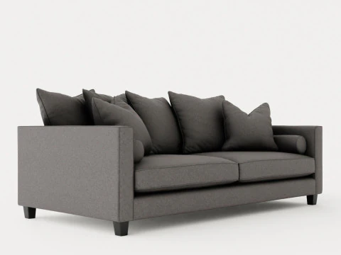 Nevada 3-seater sofa 3D Model