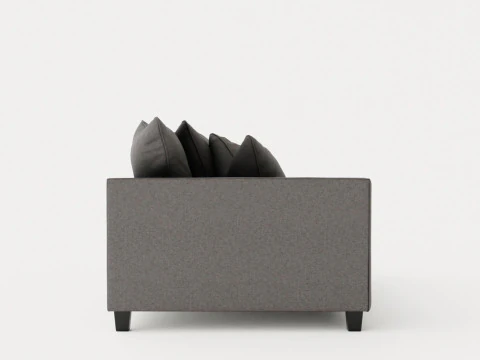 Nevada 3-seater sofa 3D Model