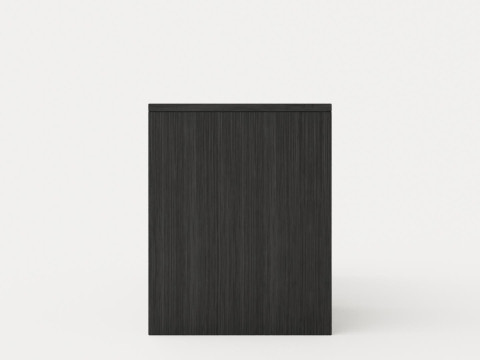 William bench left drawer black 3D Model