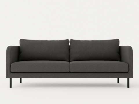 Rhode Island 3-seater sofa Modelo 3D
