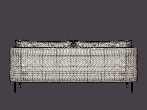 Rhode Island 3-seater sofa Modelo 3D