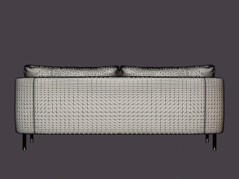 Rhode Island 3-seater sofa 3D Model