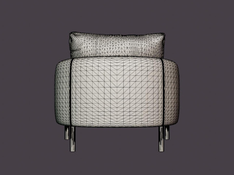 Rhode Island armchair 3D Модель