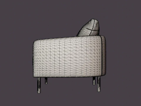 Rhode Island armchair 3D Model
