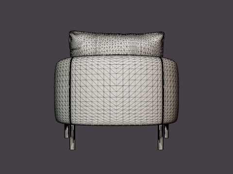 Rhode Island armchair 3D 모델