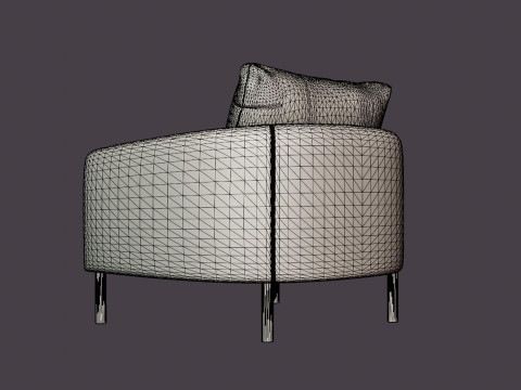 Rhode Island armchair 3D 모델