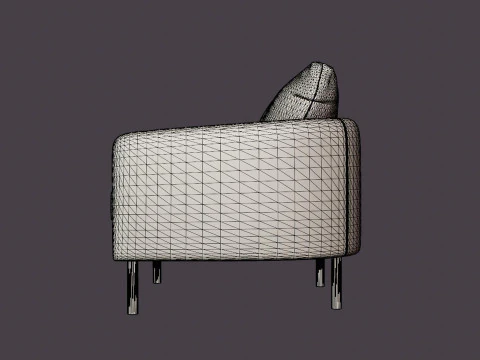 Кресло Род-Айленд 3D Модель