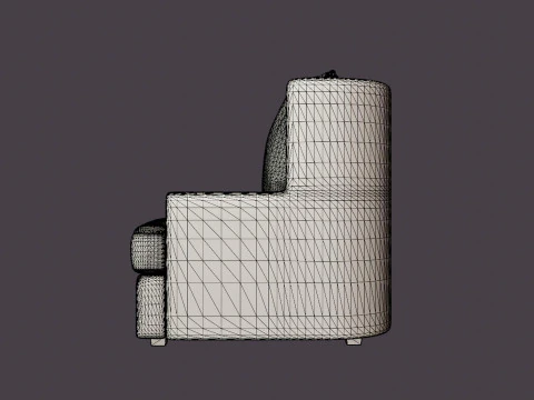 Poltrona Mercer Modelo 3D