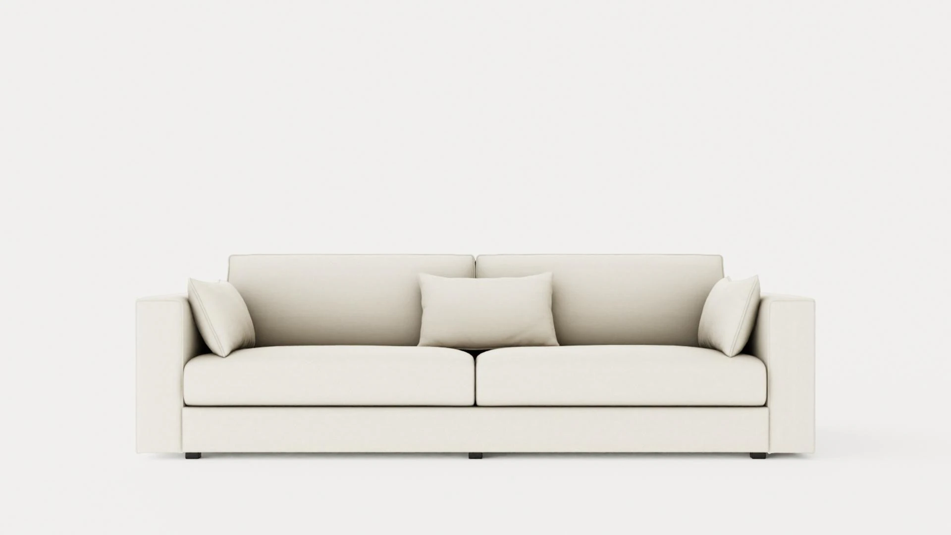 Louisiana 3 seater sofa 3D Model .c4d .max .obj .3ds .fbx .stl .blend 