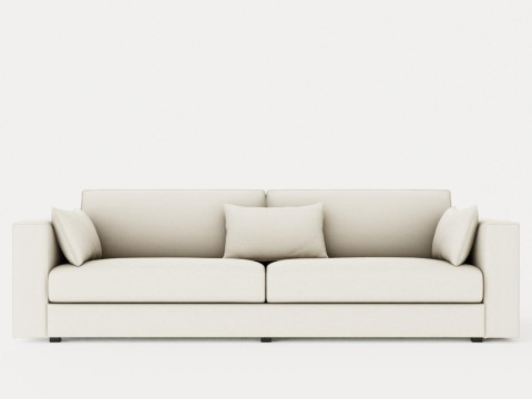 Louisiana 3 seater sofa Modelo 3D