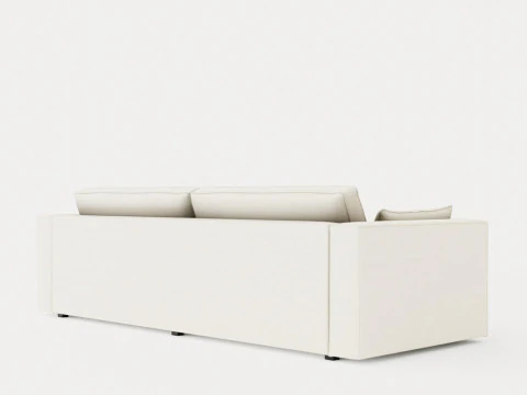 Louisiana 3 seater sofa 3D Model