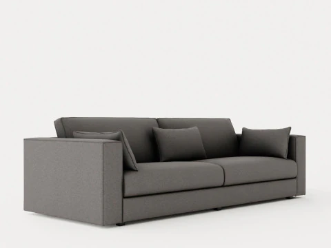 Louisiana 3 seater sofa 3D Model
