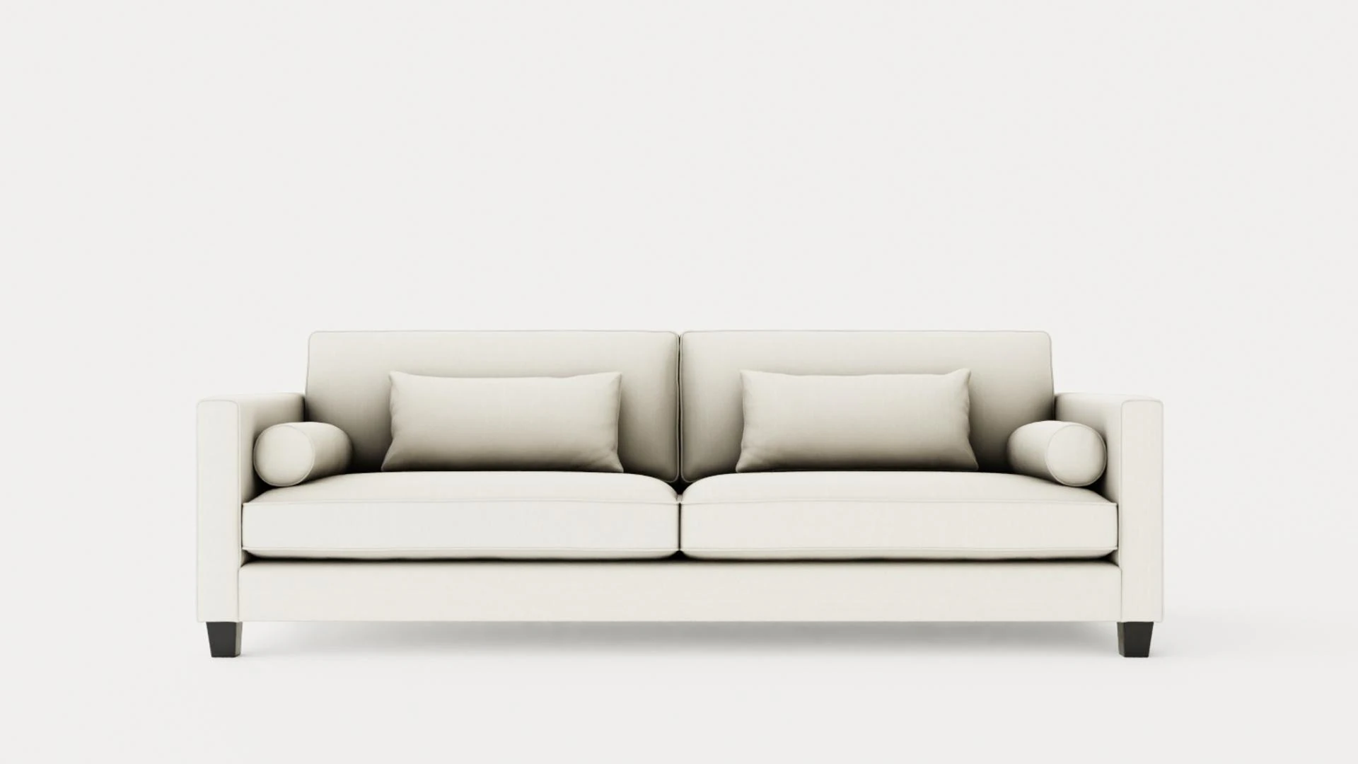 Nevada 3-seater sofa 3D Model .c4d .max .obj .3ds .fbx .stl .blend 