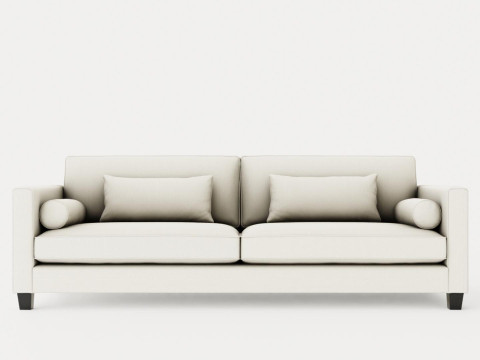 Nevada 3-seater sofa Modelo 3D