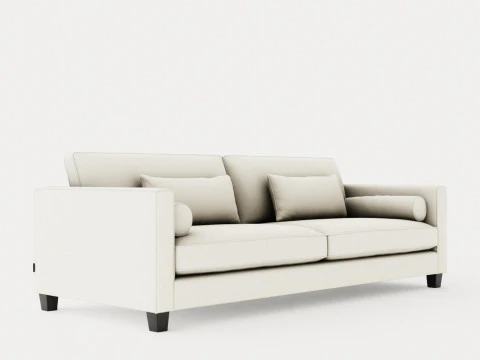 Nevada 3-seater sofa 3D Model