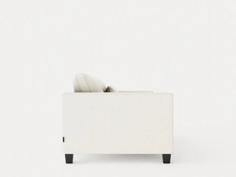 Nevada 3-seater sofa 3D Model