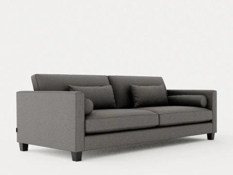 Nevada 3-seater sofa 3D Model