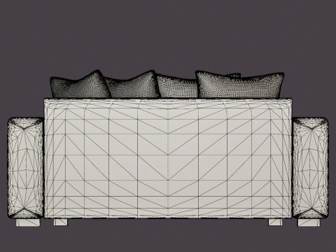 Manhattan daybed 3D Model