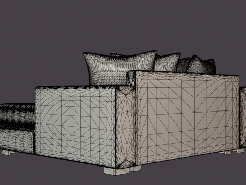 Manhattan daybed 3D Model