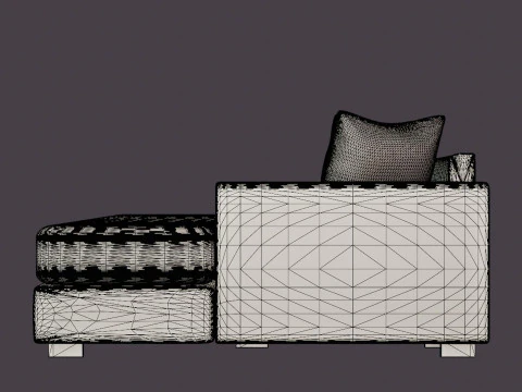 Manhattan daybed 3D Model