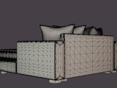 Manhattan daybed 3D Модель