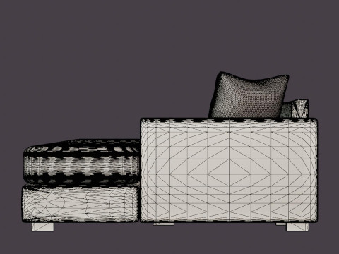 Manhattan daybed 3D Модель