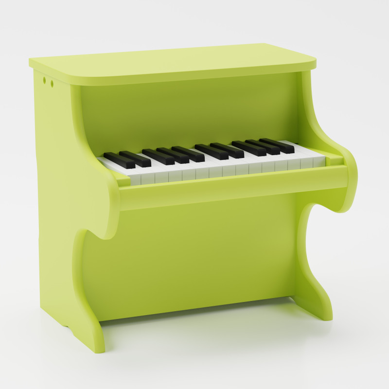 Toy Piano high polygod 3d detailed model Modèle 3D .c4d .max .obj .3ds .fbx .stl .blend 