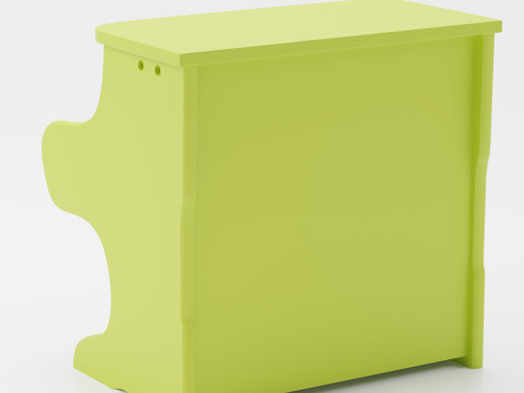 Toy Piano high polygod 3d detailed model Modèle 3D