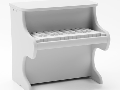 Toy Piano high polygod 3d detailed model Modèle 3D