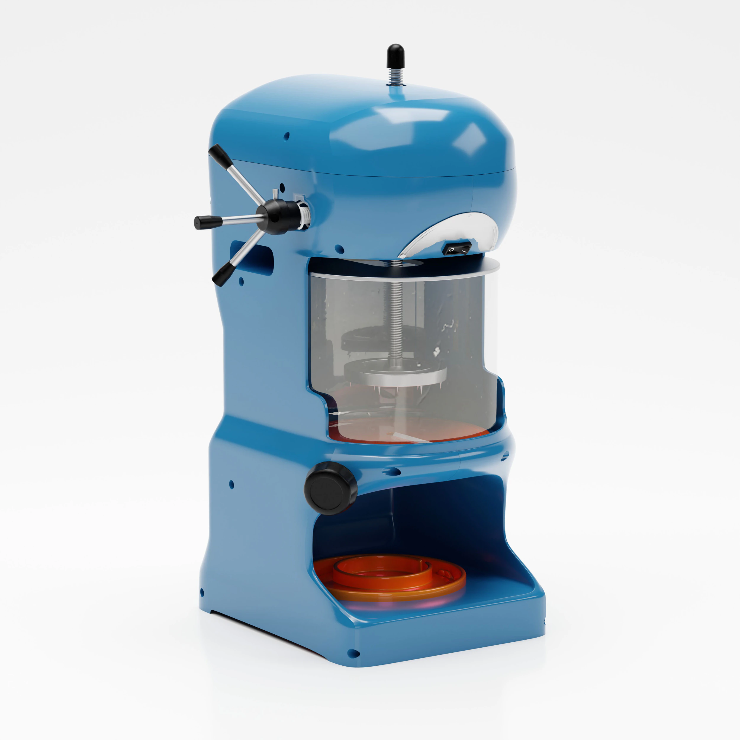 얼음 면도기 주방 도구 3D 모델 .c4d .max .obj .3ds .fbx .stl .blend 