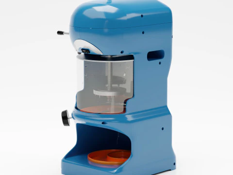 얼음 면도기 주방 도구 3D 모델