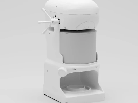얼음 면도기 주방 도구 3D 모델