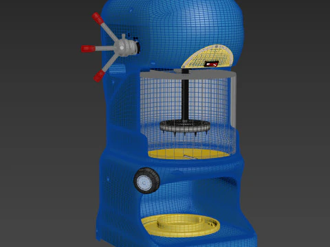 얼음 면도기 주방 도구 3D 모델