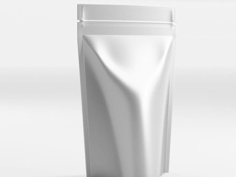 3D Stand-Up Pouch Model High-Quality Packaging Design for E-Commerce and Product Visualization Modelo 3D