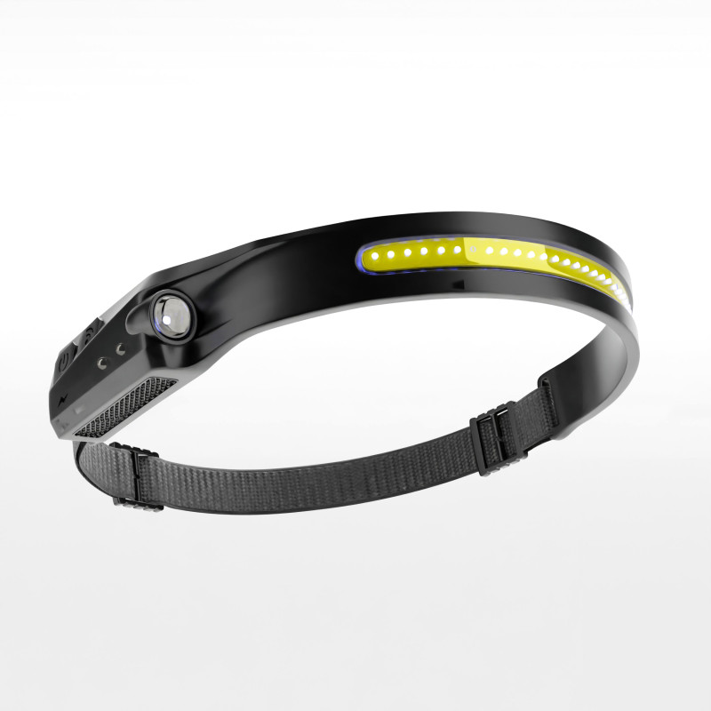 High-Poly Headlamp Detailed Realistic 3Dモデル .c4d .max .obj .3ds .fbx .stl .blend