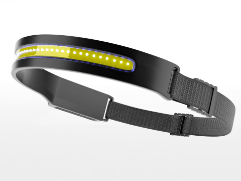 High-Poly Headlamp Detailed Realistic 3Dモデル
