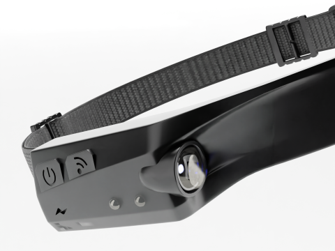 High-Poly Headlamp Detailed Realistic 3Dモデル