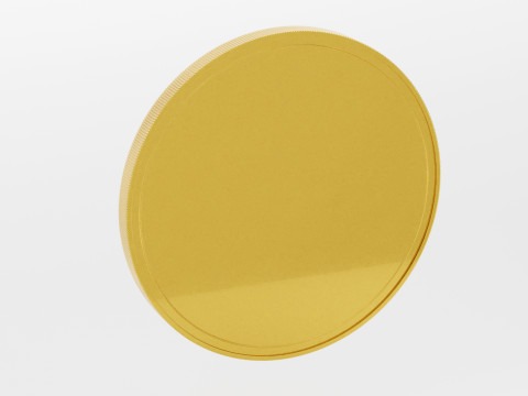 High-Resolution of a Gold Coin Modelo 3D