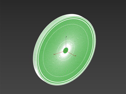High-Resolution of a Gold Coin Modelo 3D