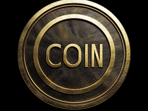 High-Resolution of a Gold Coin Modelo 3D