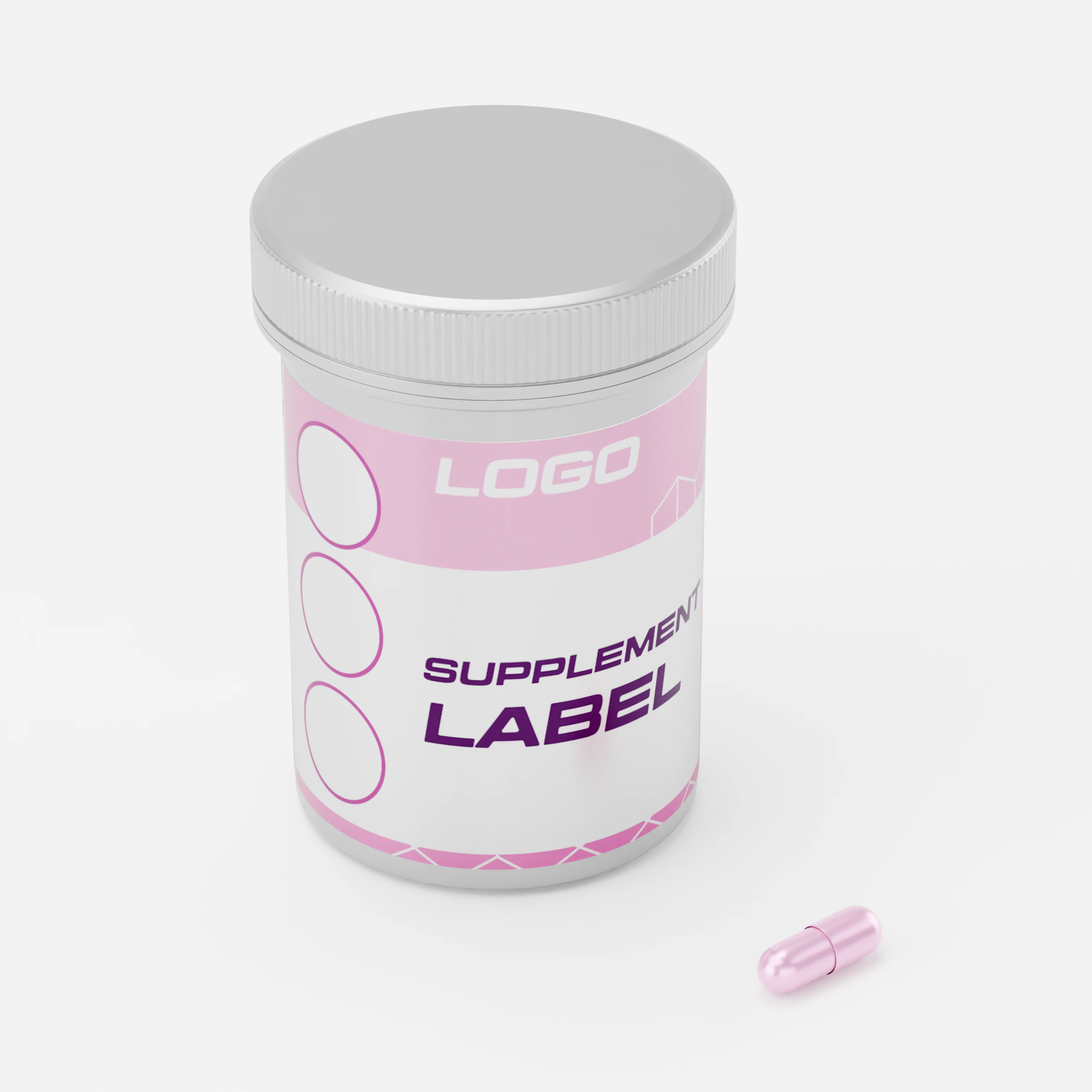 High-Quality 3D Pill Container Model and pill model 3D Model .c4d .max .obj .3ds .fbx .stl .blend