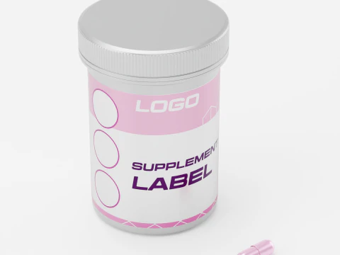 高品质 3D 药丸容器模型和药丸模型 3D 模型